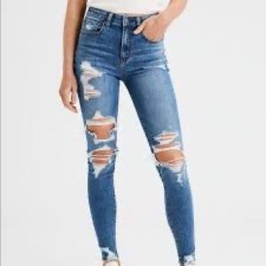 American Eagle ripped jeans